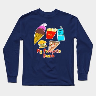Most Favourite Snack Food Long Sleeve T-Shirt